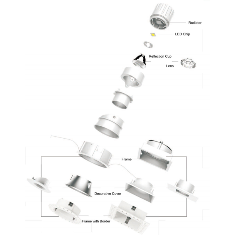 HG5-7W Anglo series led down light