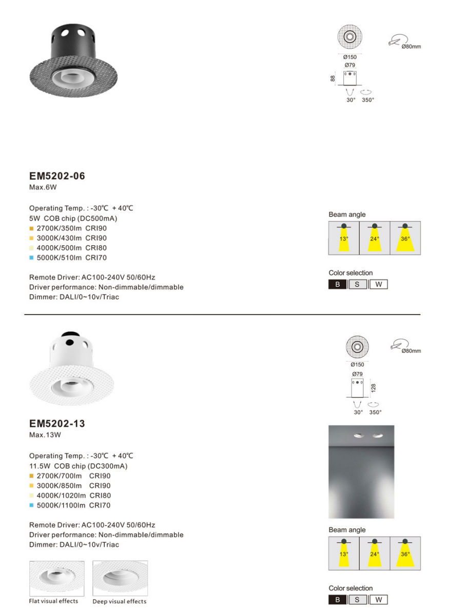 HG5202 Rome series led down light