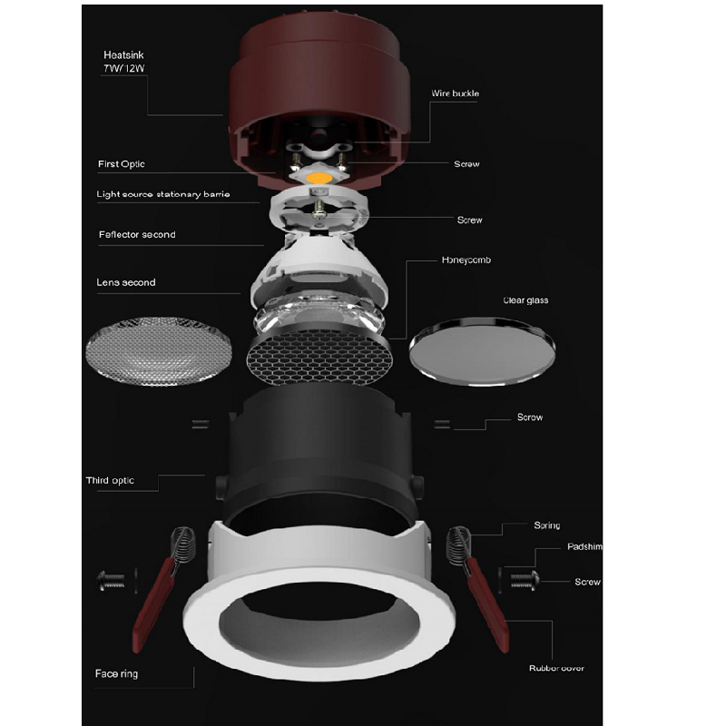 HGP-M7-30W Munich series led down light